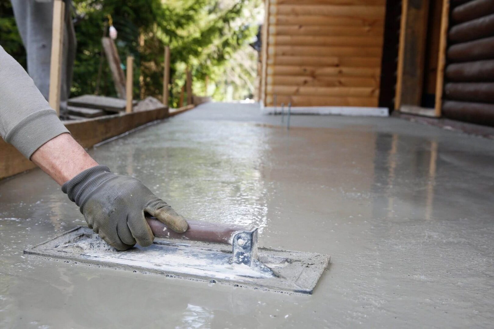 Mason Levelling Concrete Floor Base